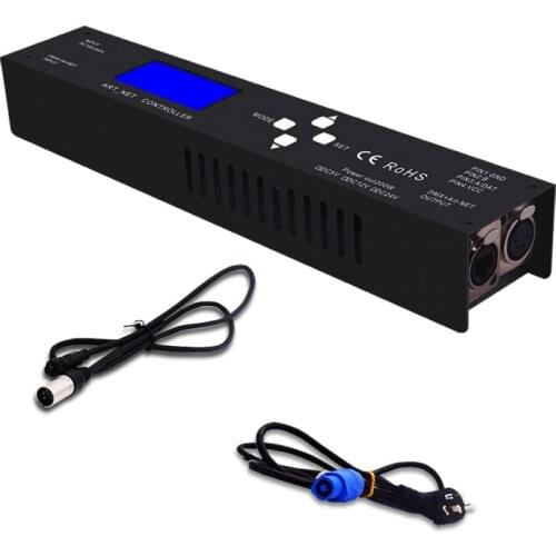 Built-in Power 200W DC24V support 680 Pixels can make program DMX Artnet led Controller