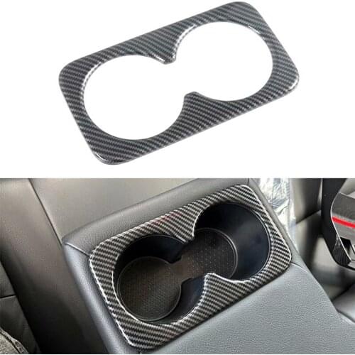 Interior Mouldings Rear Seat Armrest Water Cup Holder Panel Trim Cover Accessories For Nissan Rogue X-Trail T33 2021 2022