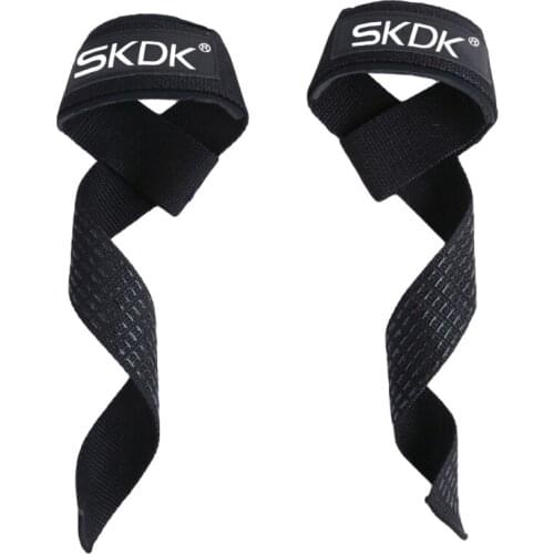 1 Pair Anti-slip Weightlifting Hand Belt Gym Fitness Bodybuilding Support Lifting Grip Belt Sport Fitness Wrist Wraps Straps