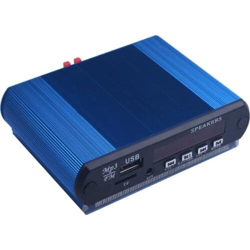 2*15W Amplifier Wireless Bluetooth MP3 Decoder Board MP3 Player with Recording Function DIY Shell Support USB/SD/FM Audio Module