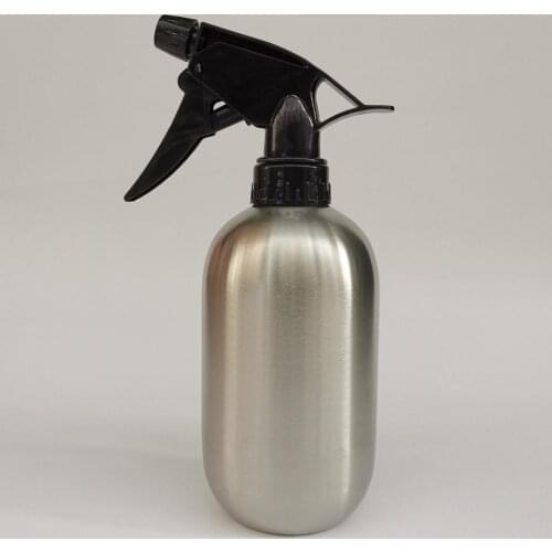 450ml) 18/8 Stainless Steel Spray Bottle Modern Style Indoor Plant Mister Watering Can