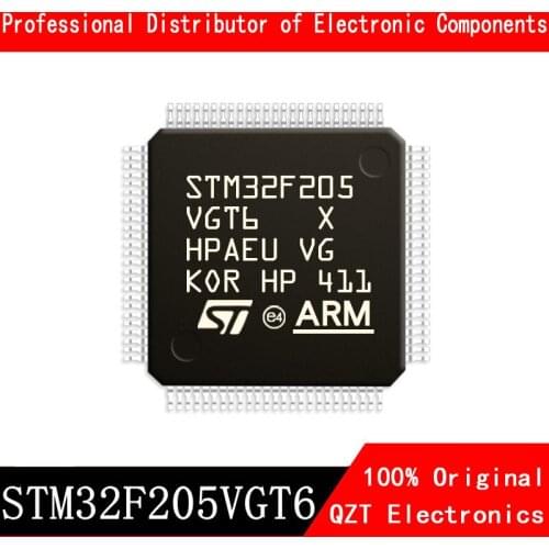 5pcs/lot new original STM32F205VGT6 STM32F205 LQFP100 microcontroller MCU In Stock
