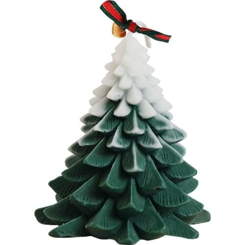 Scented Candle With Gift Packaging Christmas Tree Luxury Candles Wedding, Birthday, Home Decoration, Festival 3D Soy Wax