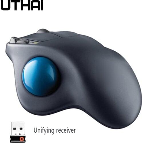UTHAI DB36 2.4 GHz wireless USB wireless mouse Mars trackball design ergonomic mouse laser positioning is more accurate