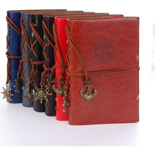 2019 Spiral Notebook Diary Notepad Vintage High Quality PU Leather Note Book Replaceable Stationery Gift Traveler Journal Tools