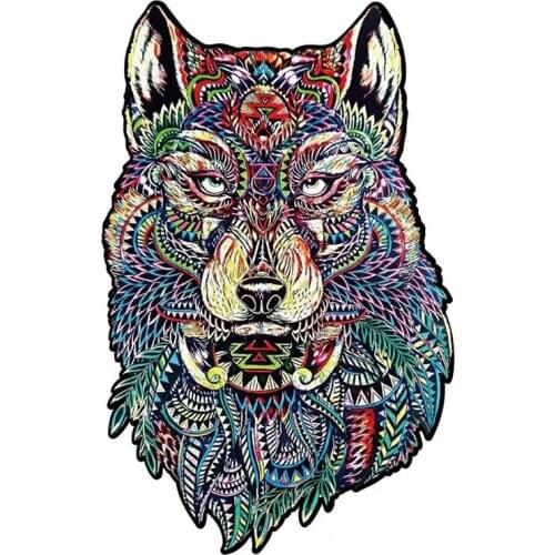 Wooden Jigsaw Puzzle Unique Shape Pieces Animal Interesting Wooden Puzzle For Adults Kids Christmas Gift Educational Games Toy