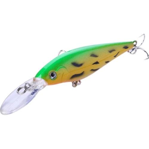 HENGJIA 20 Colors Fishing lure 1pcs Pike Bait Minnow 11cm Jerkbait Deep Swim Wobblers