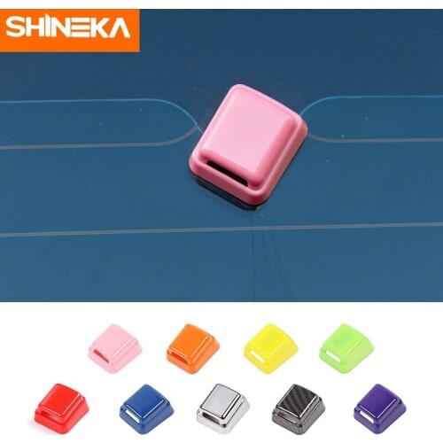 SHINEKA Chromium Styling for Jeep Wrangler JL 2018+ ABS Car Rear Wiper Nozzle Decoration Cover Stickers For Jeep Wrangler JL