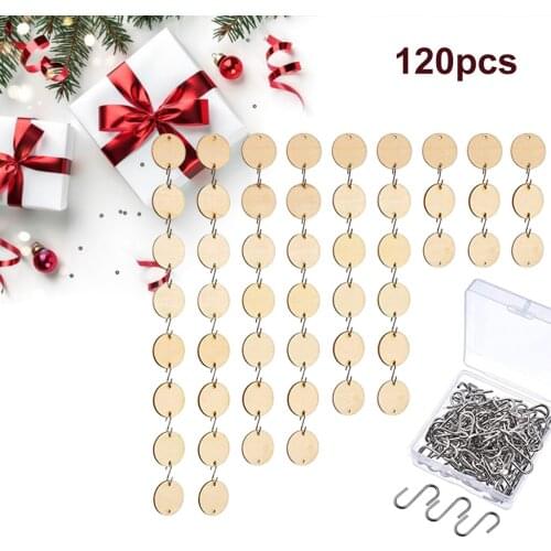 Natural Unfinished Wood Slices Circles Soild Color for Wood Craft Wedding Birthday Christmas Ornament Decor