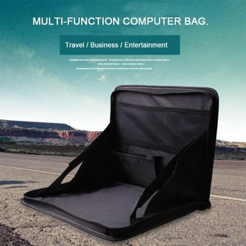 Multifunction Foldable Car Rear Seat Folding Table Black Dropshipping High Quality Foldable Computer Bag Laptop Holder