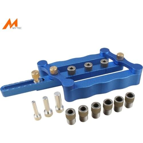 Wood Dowelling Jig System Kit 6/8/10 Drilling Bushings Woodworking Hand Drilling Tools