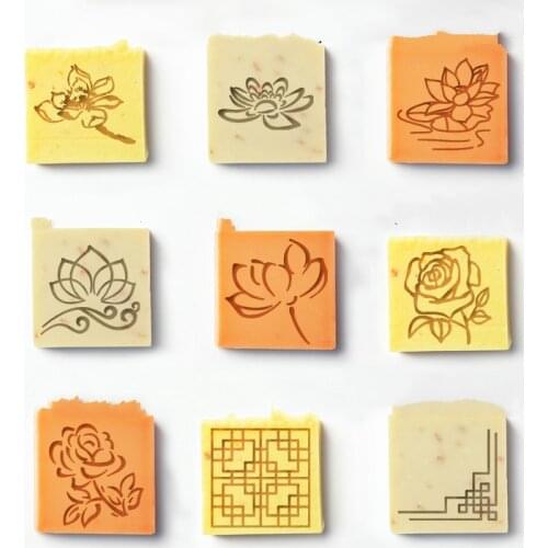 Natural handmade soap standard Mini soap diy stamp seal chapter