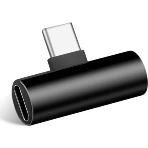 2 in 1 USB Type C Converter to 3.5mm Aux Jack Adapter USB C Charging Extension Adapter for Xiaomi Mi 8 A2 Lite