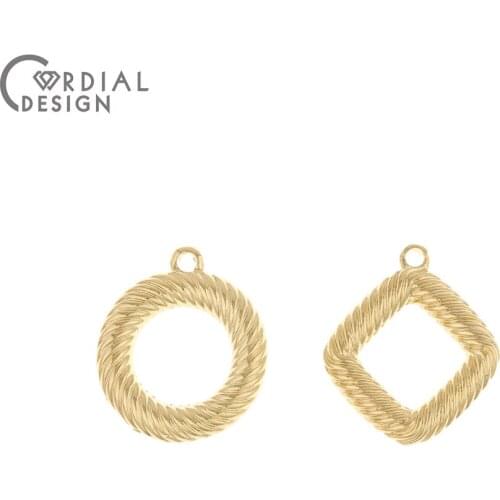 Cordial Design 100Pcs 17*20MM Earrings Accessories/DIY Charms/Hand Made/Pendants/Geometry Shapes/Jewelry Findings & Components