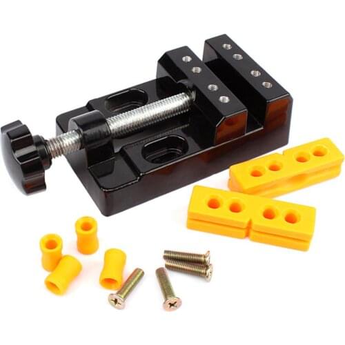 Universal 57mm Adjustable Mini Jaw Bench Clamp Drill Press Fixed Table Vise DIY Sculpture Craft Hand Fixed Repair Tool Woodworki