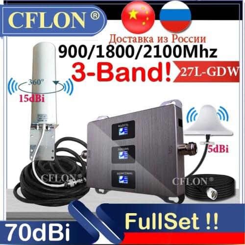 Multi-Band 900 1800 2100 2600Mhz 4G CellPhone Cellular Booster 2G3G4G Cellular Amplifier GSM Repeater 4G Signal Booster Repeater