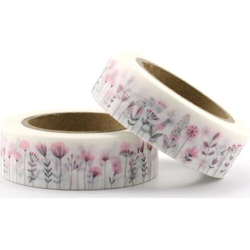 1pcs 10m floral washi tape Stationery Diy Scrapbooking Photo Album School Tools Kawaii Scrapbook Paper Washitape Stickers Mask