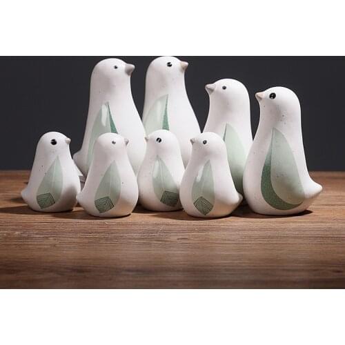 2pcCreative Decoration Bird Furnishing Soft Decoration Living Room TV Cabinet Office Study Simple Decoration 2021 New decoration