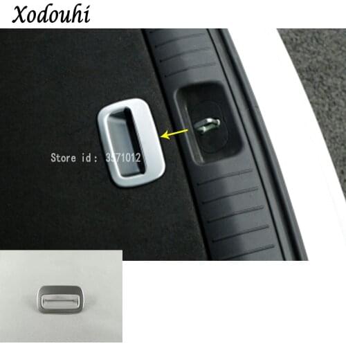 Car ABS chrome molding door Trunk Handle Bowl switch Trim panel Rear Back tail Stick part for Kia Sportage KX5 2016 2017 2018