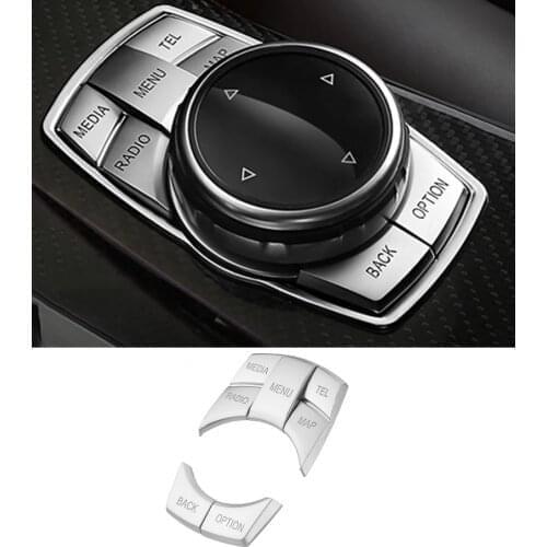 Car Multimedia CD Buttons Decorstion cover Trim Sticker For BMW X1 X3 X4 X5 X6 1 2 series 3 series 4 series 5 series 7 Series