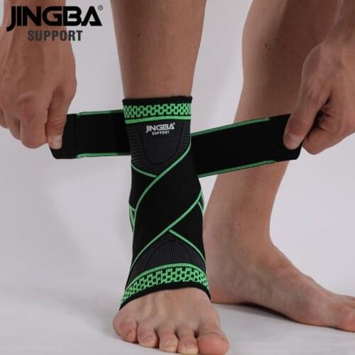 JINGBA SUPPORT Nylon Strap Belt Compression Ankle Brace Support Protective Outdoor Sports Ankle joint Protector 1PCS Dropshippin