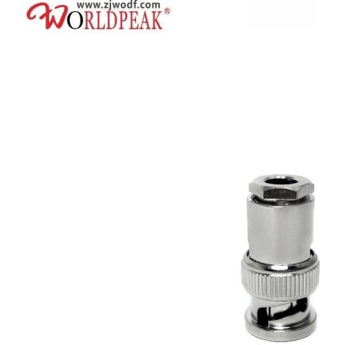 Free shipping 5PCS waterproof bnc male straight clamp connector for RG58 cable