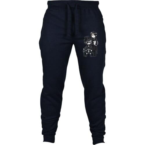 Anime Black Butler Sebastian Pants Men Joggers Harem Pants Autumn Winter Men Fitness Sweatpants Male Hip Hop Sportswear Pants