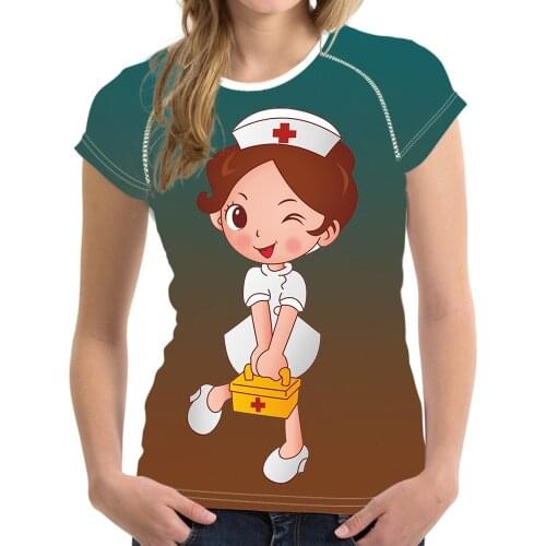 Jackherelook Cute Girl Fairy Nuring Harajuku T Shirts Woman Comfort Tops Tee 2020 Fashion Female Summer Clothng Mujer Camisetas