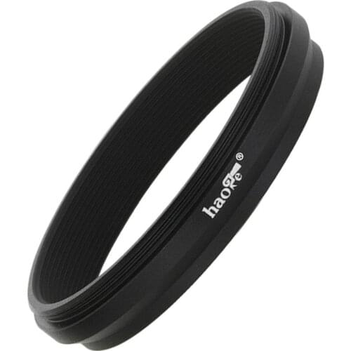 Haoge Lens Filter Adapter Ring for Fujifilm Fuji X70 X100 X100S X100T X100F Camera fit 49mm UV CPL ND Filter Black