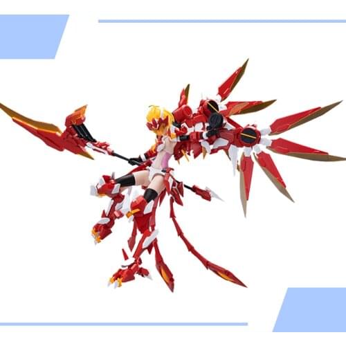 E-Model 1/12 Assembly Model ATK GIRL Series Four Symbols ZHUQUE CHINESE DIVINE BEASTS Action Toy Figures Kits Gift