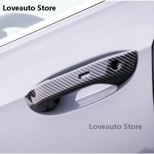 Car Door Handle Modified Decorative Frame Patch Special Anti-scratch Accessories Cover for Volkswagen VW Golf 8 MK8 2020 2021