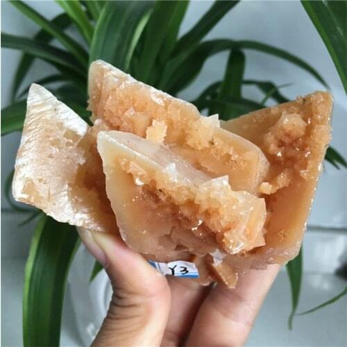 Natural Red Calcite Quartz Crystal Point Healing Home Decor Mineral Specimen Collection