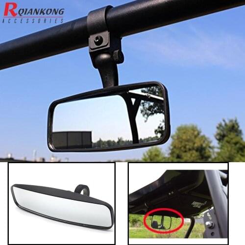 Shatter-Proof Rear View Mirror All-terrain Interior Rearview Mirrors 1.75 Large Field View For UTV / ATV Central rearview mirror