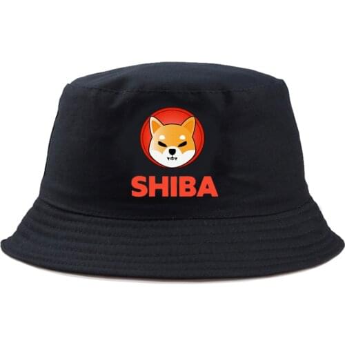 2021Bucket Hat Shib Coin New Tide Panama For Man Women Cotton Doge Killer Fisherman Hat Headwear Bob Hat Street Shiba Inu Coin