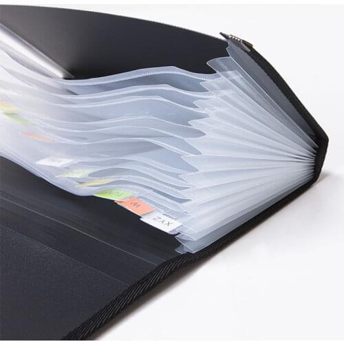 B6 Zipper File Folder Bag Pp Waterproof File Holder Bag Creative Multi-Functional Portable Travel Outdoor Storage desk organizer