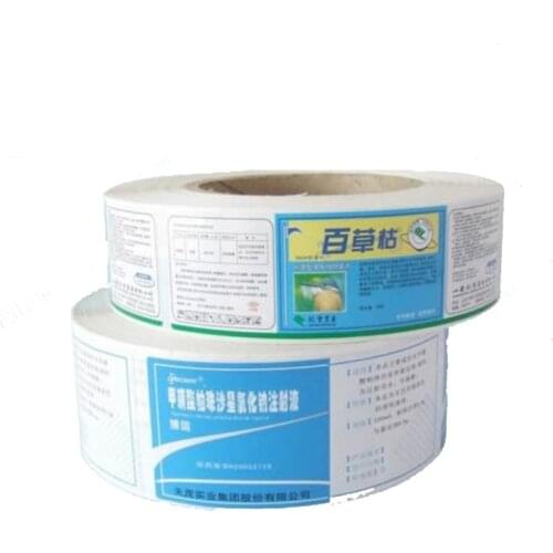 Customized high quality honey sticker, lamination, waterproof, packing in roll