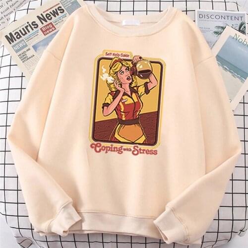 Women Harajuku Satanism Pullovers Evil Demon Satan Grim Death Sweatshirt Baphomet Satanist Hell Ullzang Horror Tops Casual hoody