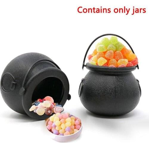 1PCS Scary Halloween Candy Kettle box Witch Cauldron Halloween Party Hanging Props St.Patricks Day Halloween Decoration