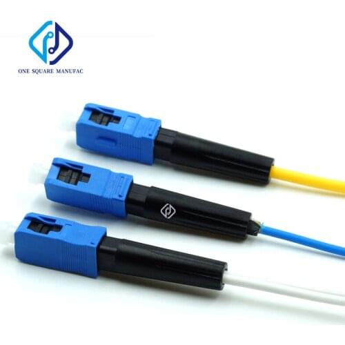 100pcs/lot Fast Connector SC/UPC ≤0.3dB 8802-TLC/3 60mm SC UPC ZF single-mode FTTH Fiber Optic SM Quick-Connector