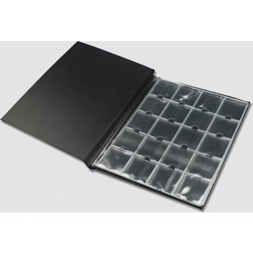 200 Pcs Coins Album for Fit Cardboard Coin Holders Professional Coin Collection Book Coin Badges Tokens Album