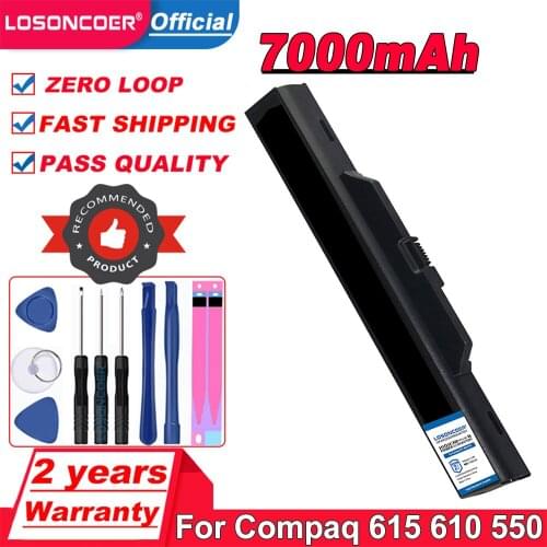 6 CELL Laptop Battery For HP Compaq 615 Compaq 610 Compaq 550 6720 6720s 6730 6735s 6820 6820s 6830 6830s HSTNN-IB51/LB51/IB62