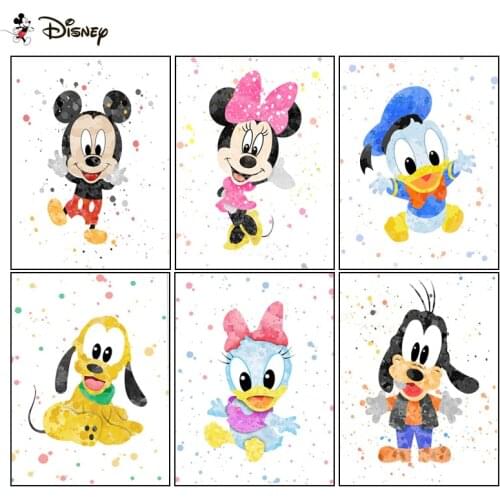 Disney Full Diamond Embroidery "Cartoon Mickey Mouse" Diamond Painting Cross Stitch Patterns Rhinestone Unfinished Home Decor