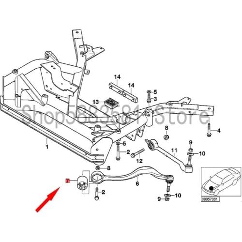 CAR front lower bracket bushing arm rubber sleeve bm wE39 520D E39 523I E39 520I M54 front suspension rubber sleeve