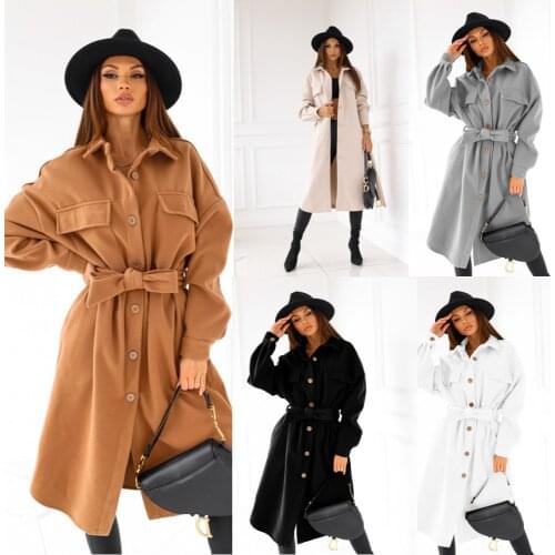 CP Simple Straight Parkas Women Vogue Solid Turn Down Collar Coats Women Elegant Long Light Cotton Jackets Female Ladies