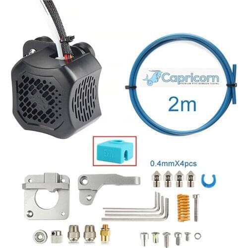 For Ender-3 V2 Extruder 3D Printer Upgrade Parts Practical Extruder Nozzle Tube Kit Set