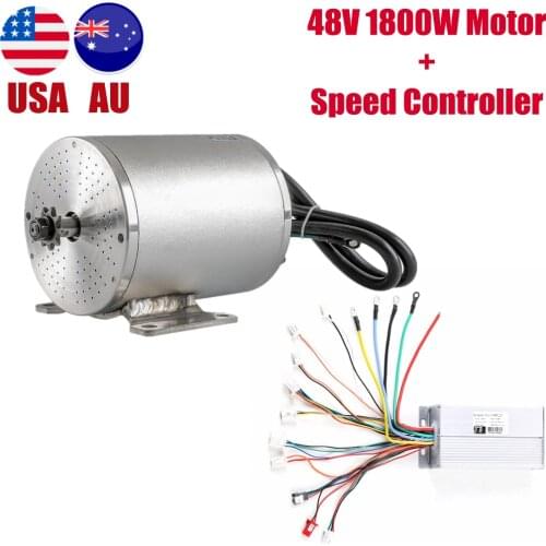T8F 9T 48V 1800W DC Electric Brushless Start Motor Motors Speed Controller For Scooter ATV Go Kart Quad Bicycle