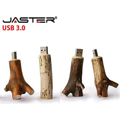 JASTER USB flash drives Wood Branch USB 3.0 Flash Drive 4GB 8GB 16GB 32GB 64GB Pen Drive Pendrive U disk