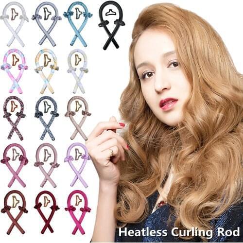 Heatless Curling Rod Headband Lazy Curler Silk Curling Ribbon Silk Curling Ribbon Heatless Hair Curling Ribbon Make Hair Curly