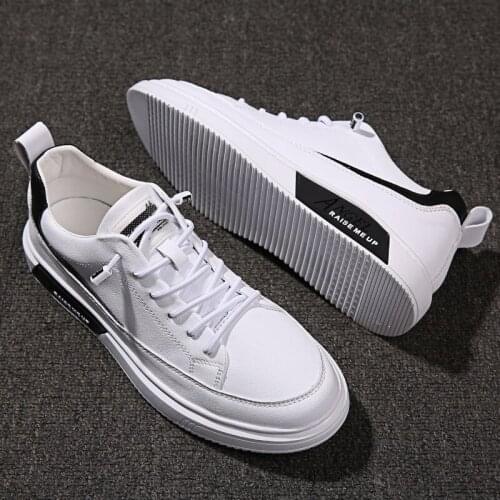 2021 Four Seasons New Korean Version Of The Trend of Sports Shoes Mens Shoes White Casual Mens Board Shoes Mens White Shoes