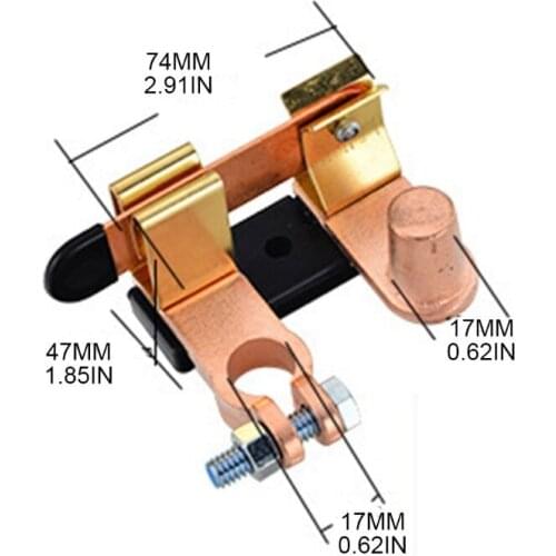Car Battery Disconnect Switch Power On/Off Control Closing Switch Auto Modified Parts Motor Car Anticreeping Switch